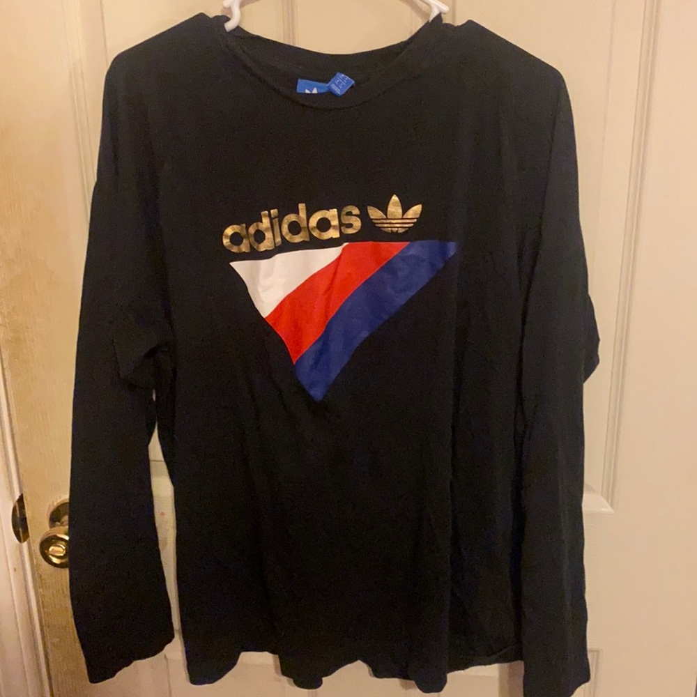 Men’s Adidas Black Long Sleeve with Graphic